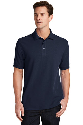 Miari Stables Mens Port & Company® Combed Ring Spun Pique Polo - 100% COTTON
