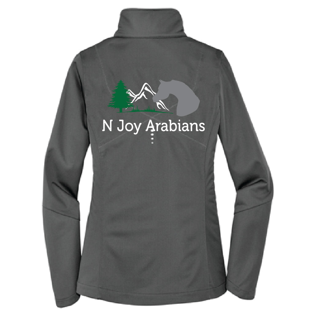 N Joy Grey Deluxe Softshell Jacket