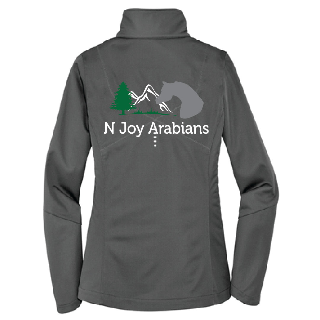 N Joy Grey Deluxe Softshell Jacket