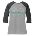 Rachel Marie Ladies District ® Women’s Perfect Tri ® 3/4-Sleeve Raglan