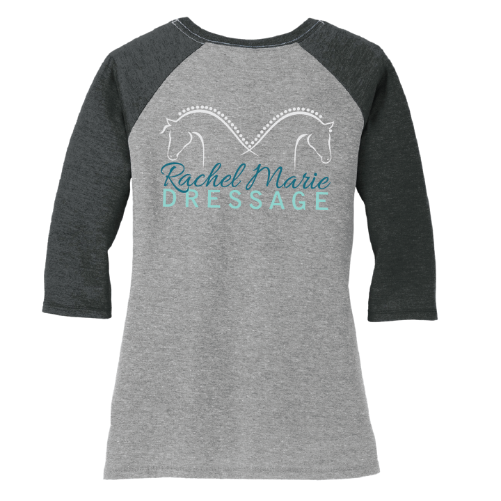 Rachel Marie Ladies District ® Women’s Perfect Tri ® 3/4-Sleeve Raglan