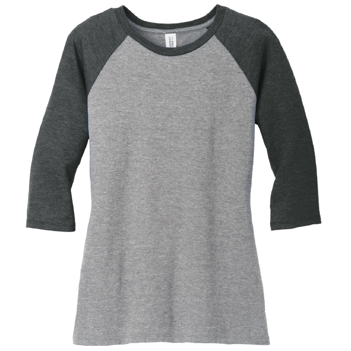 Rachel Marie Ladies District ® Women’s Perfect Tri ® 3/4-Sleeve Raglan