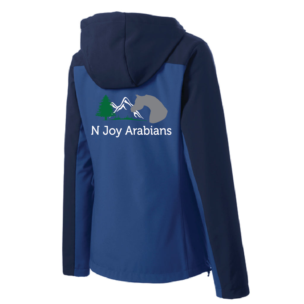 N Joy Two Tone Hooded Softshell Jacket