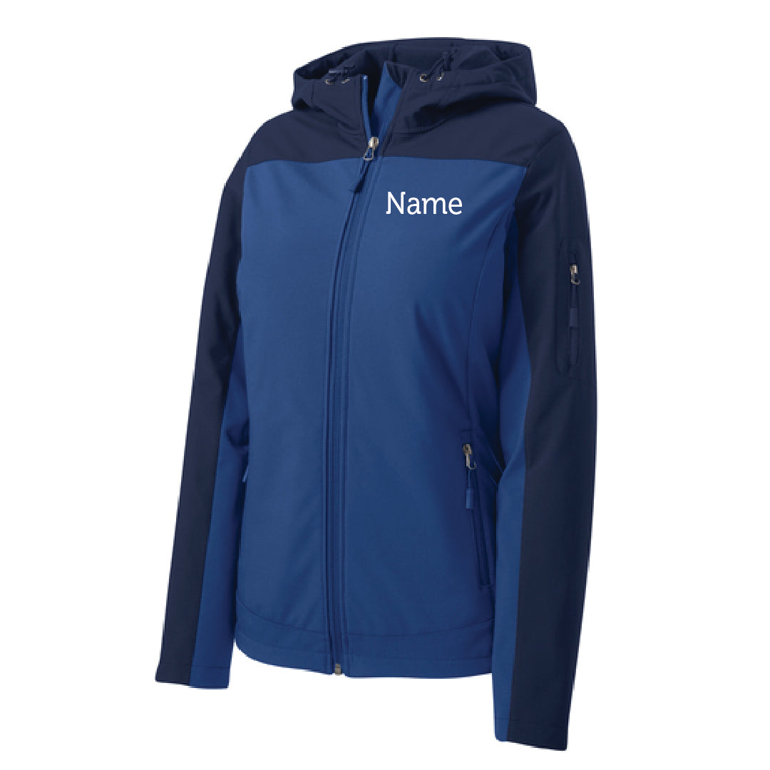 N Joy Two Tone Hooded Softshell Jacket