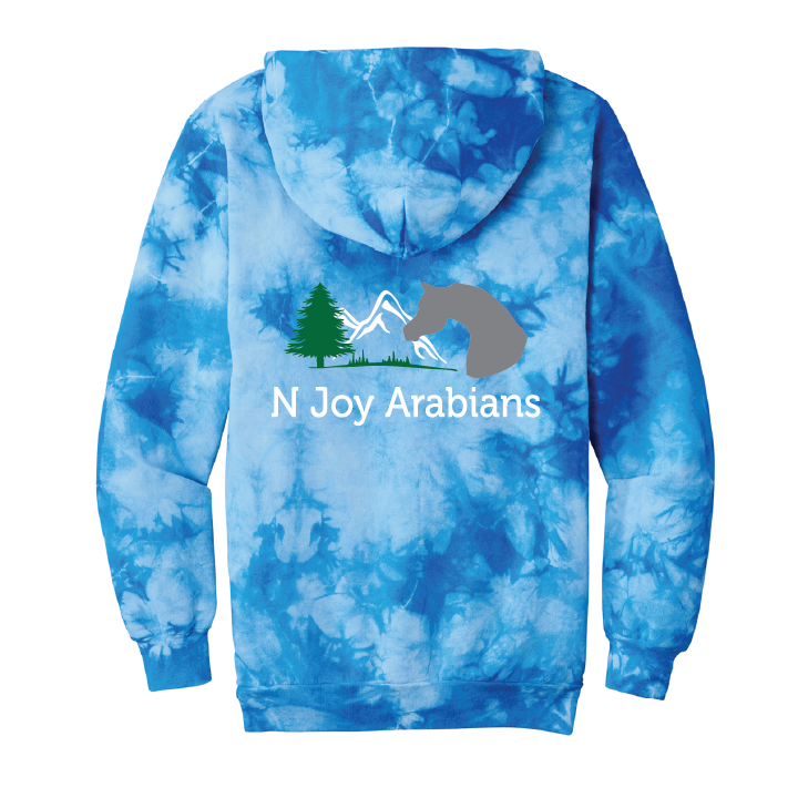 N Joy Tie Dye Unisex Pullover Sweatshirt