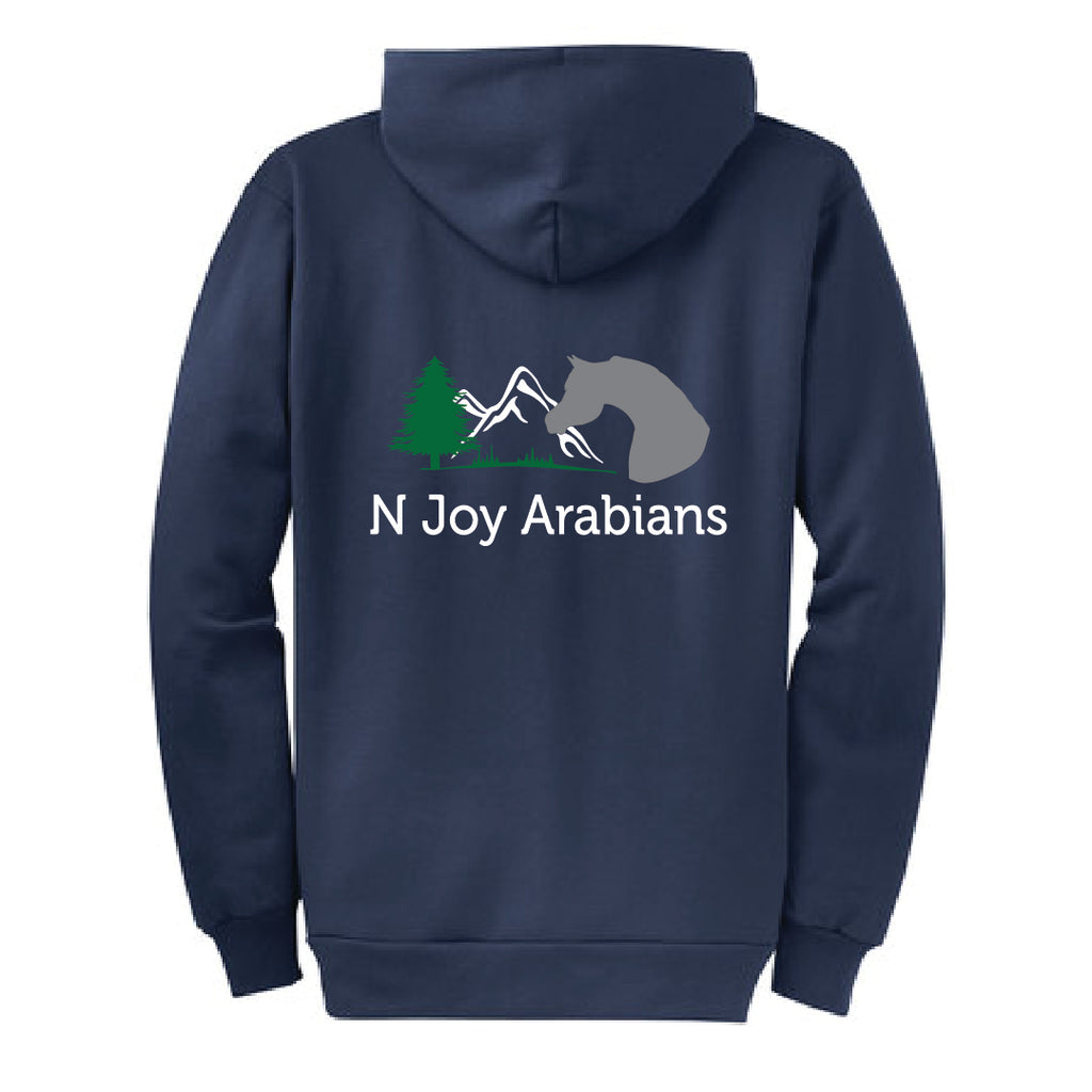 N Joy Unisex Full Zip Sweatshirt