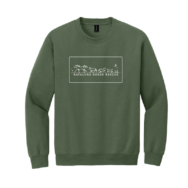 Kataluna Crewneck Sweatshirt - Animals Logo (Rectangle)