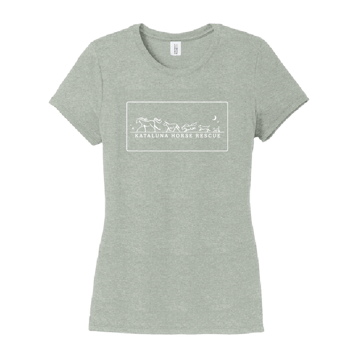Kataluna Ladies T Shirt - Animals Logo (Rectangle)