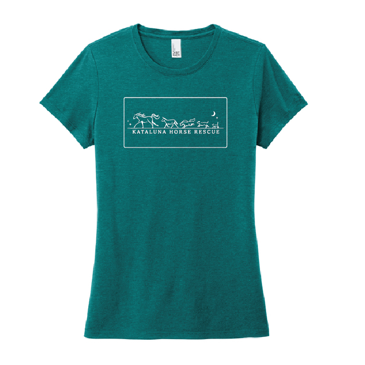 Kataluna Ladies T Shirt - Animals Logo (Rectangle)